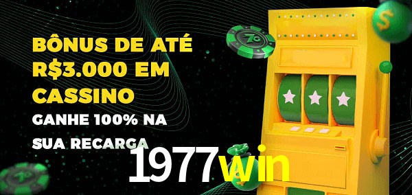 1977win melhor bônus de depósito