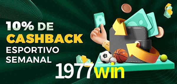 10% de bônus de cashback na 1977win