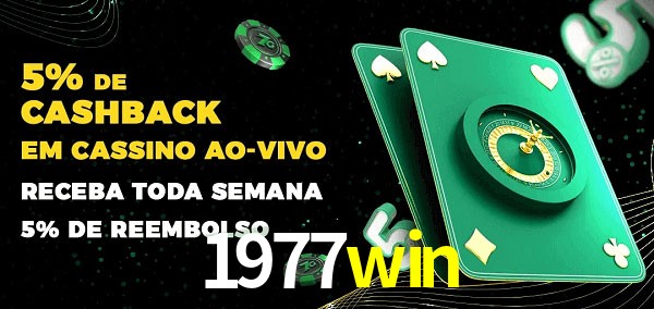 Promoções do cassino ao Vivo 1977win